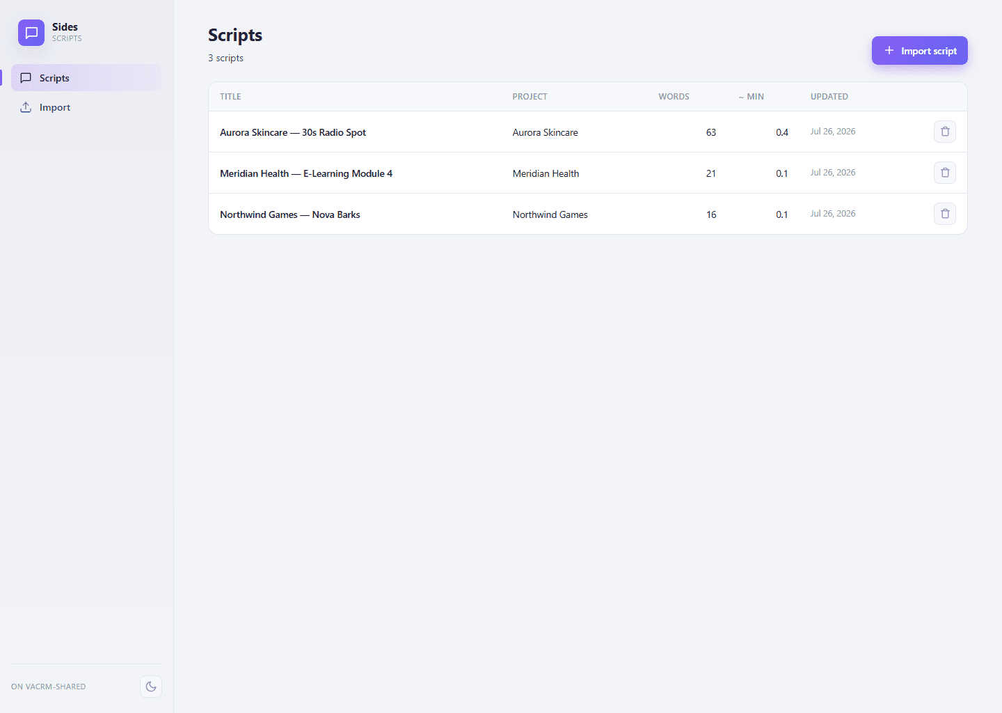 light theme