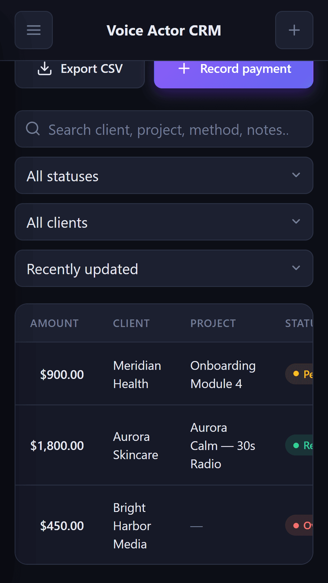 Payments on Android
