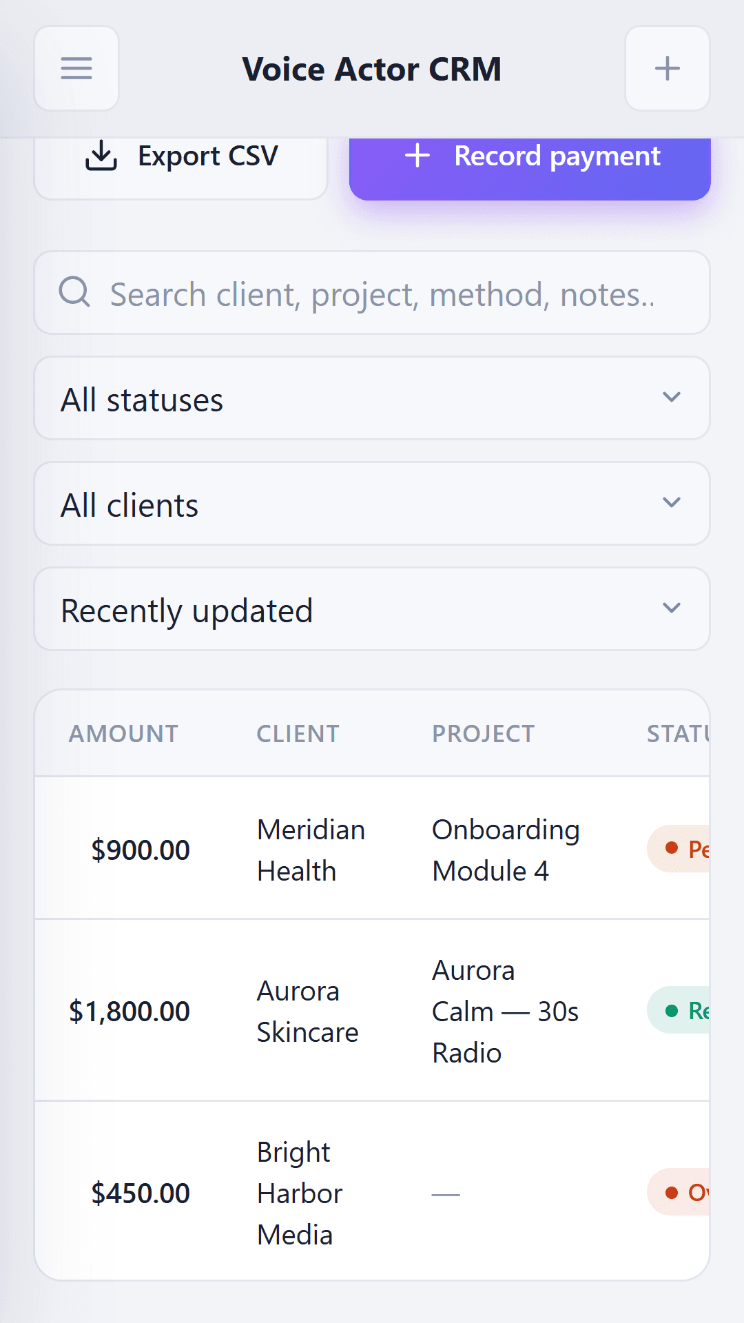 Payments on Android
