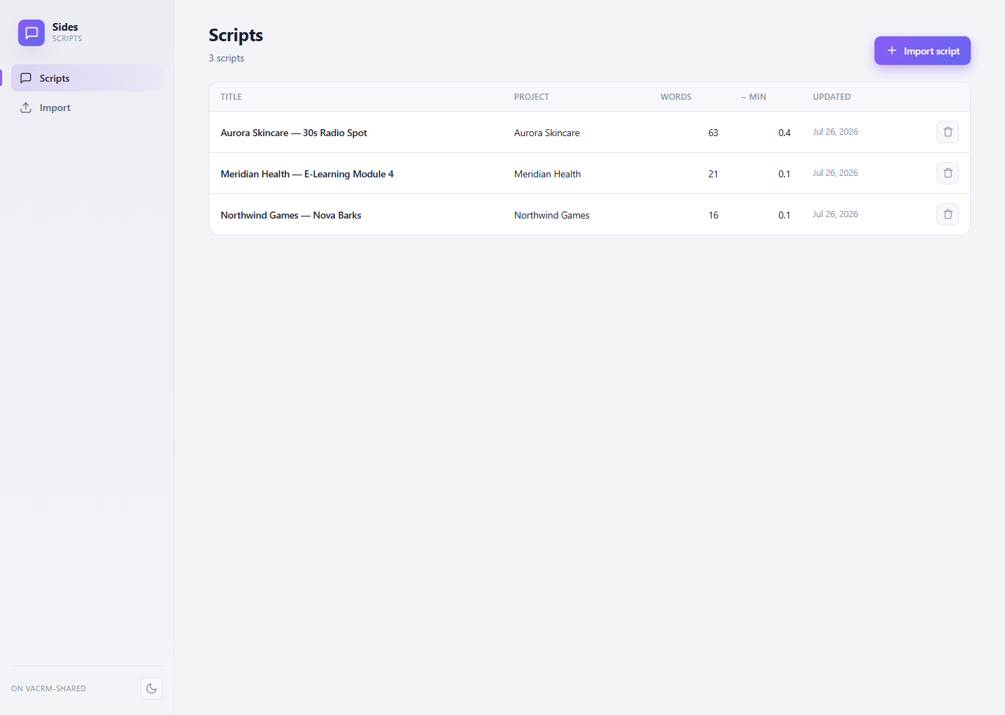 light theme