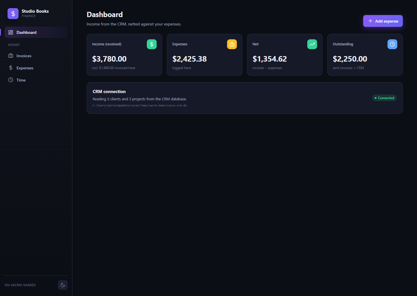 dark theme