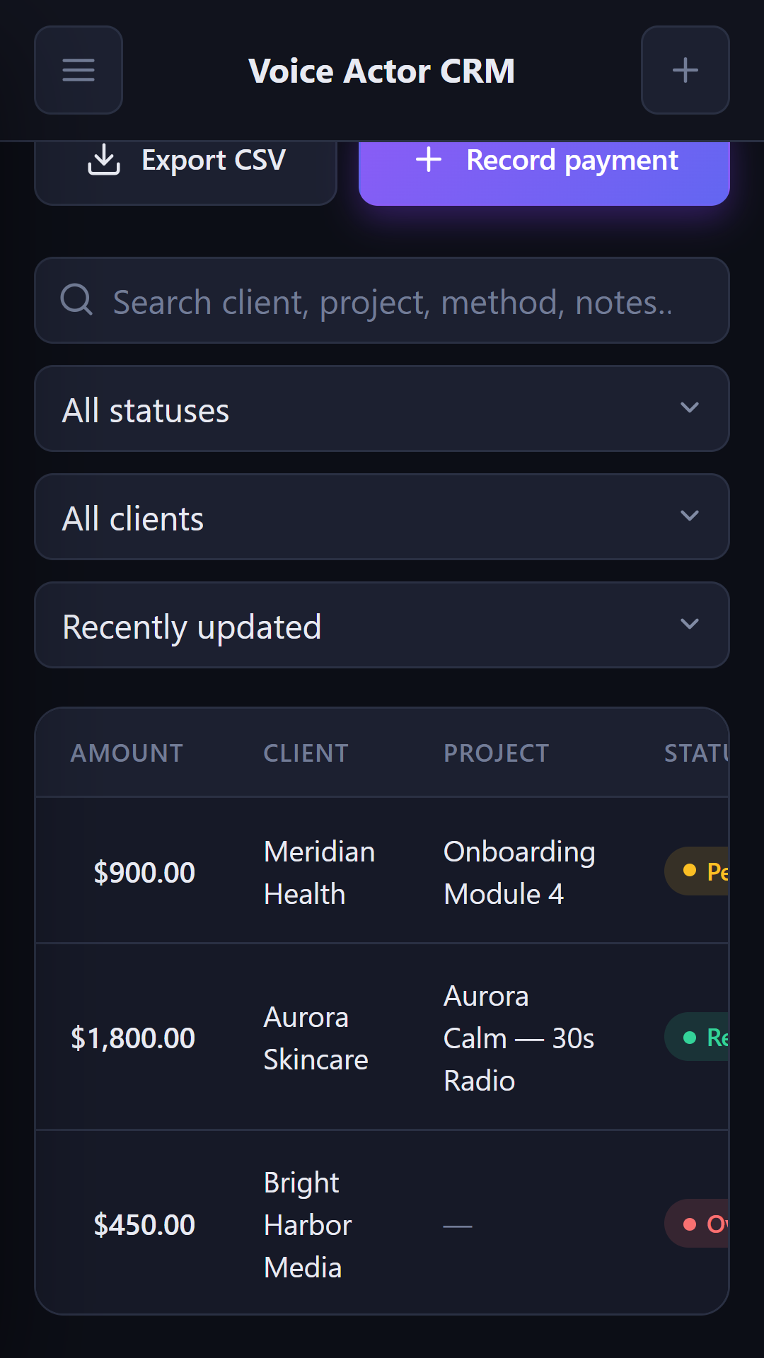 Payments on Android
