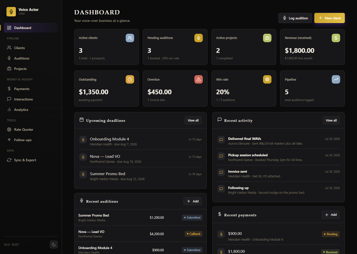 noir theme
